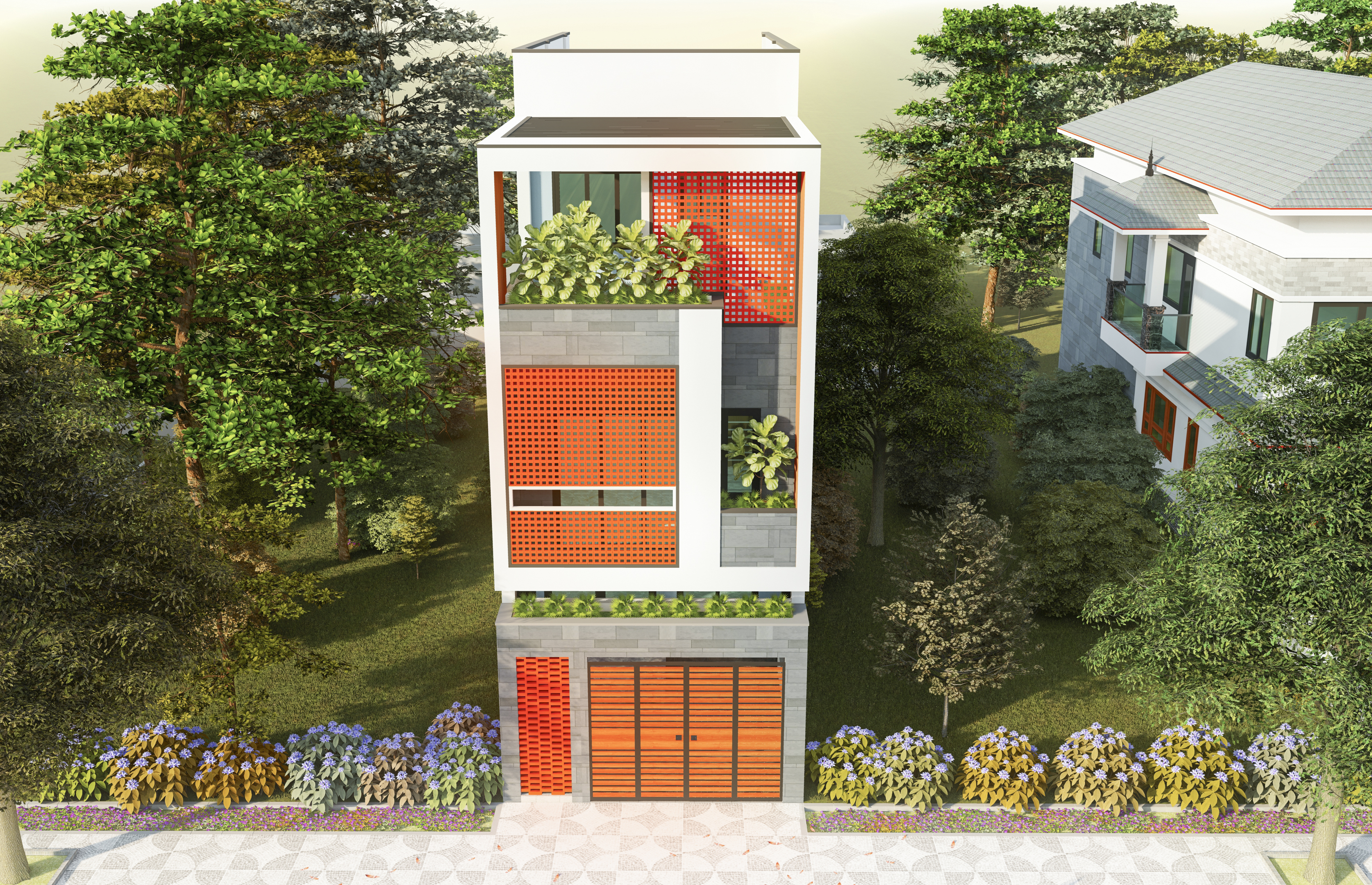 Thiết kế Nhà Mặt Phố tại Hồ Chí Minh NHÀ A MINH 1588718846 2