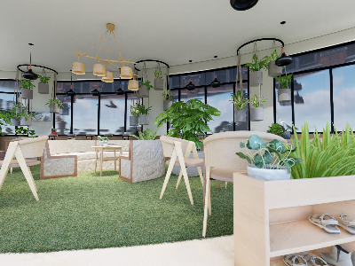 Thiết kế nội thất Công Trình Công Cộng tại Đà Nẵng khu giải trí trong trường học