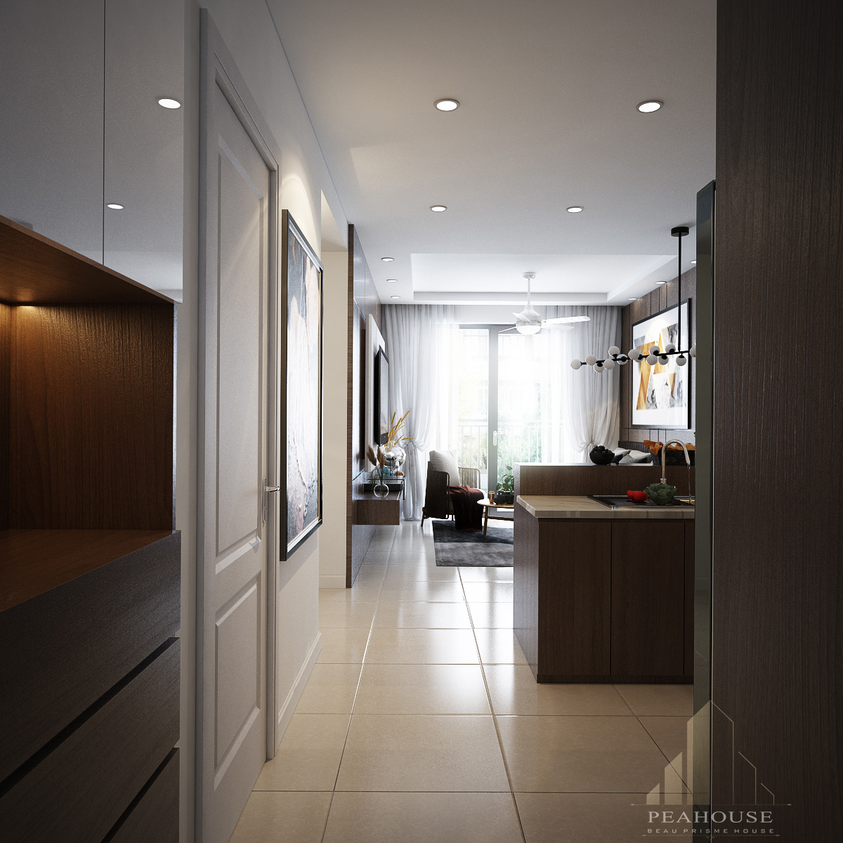 Thiết kế nội thất Chung Cư tại Hồ Chí Minh Anh Tâm_Mizuki Park 1589258549 0