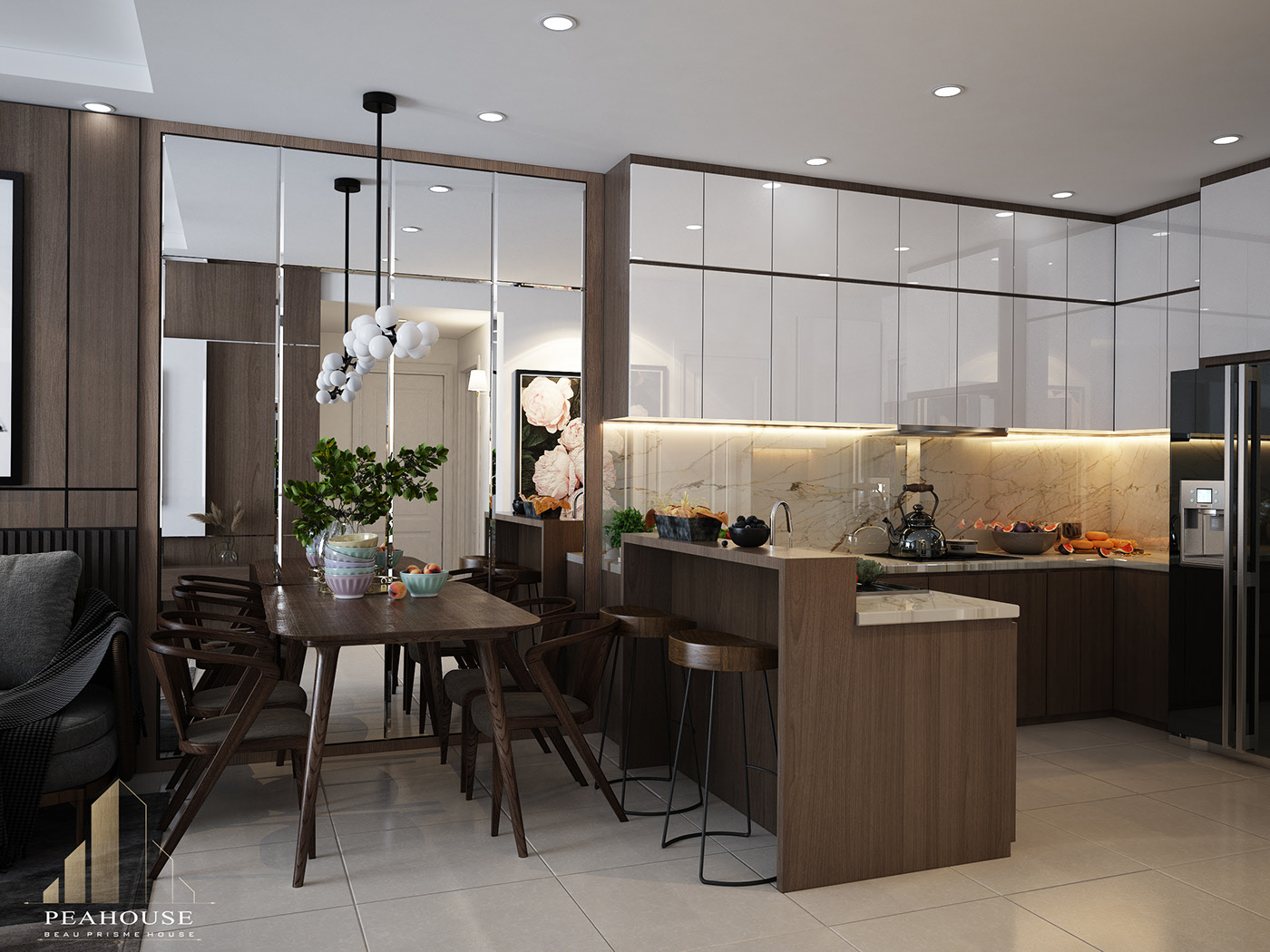 Thiết kế nội thất Chung Cư tại Hồ Chí Minh Anh Tâm_Mizuki Park 1589258549 1