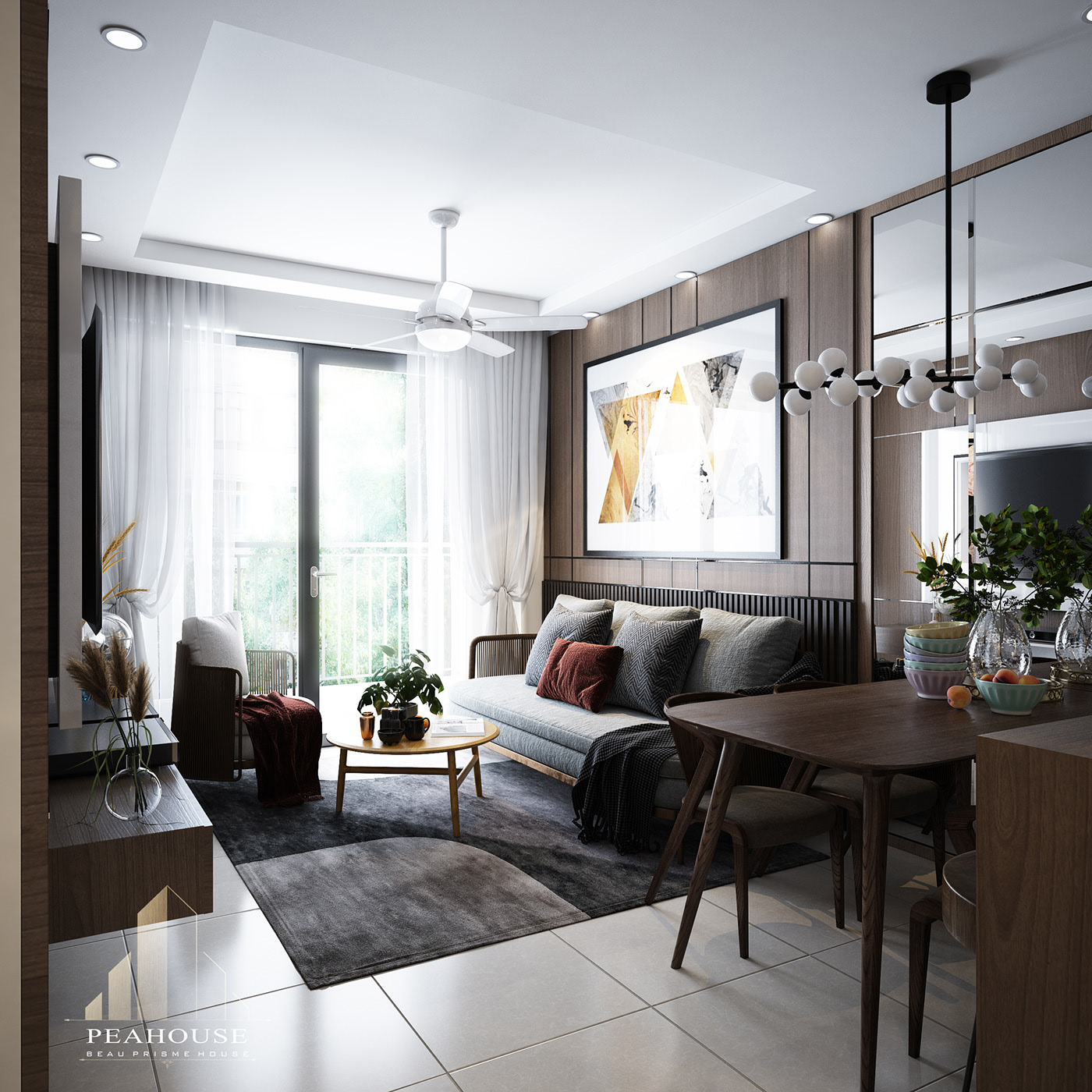 Thiết kế nội thất Chung Cư tại Hồ Chí Minh Anh Tâm_Mizuki Park 1589258549 5