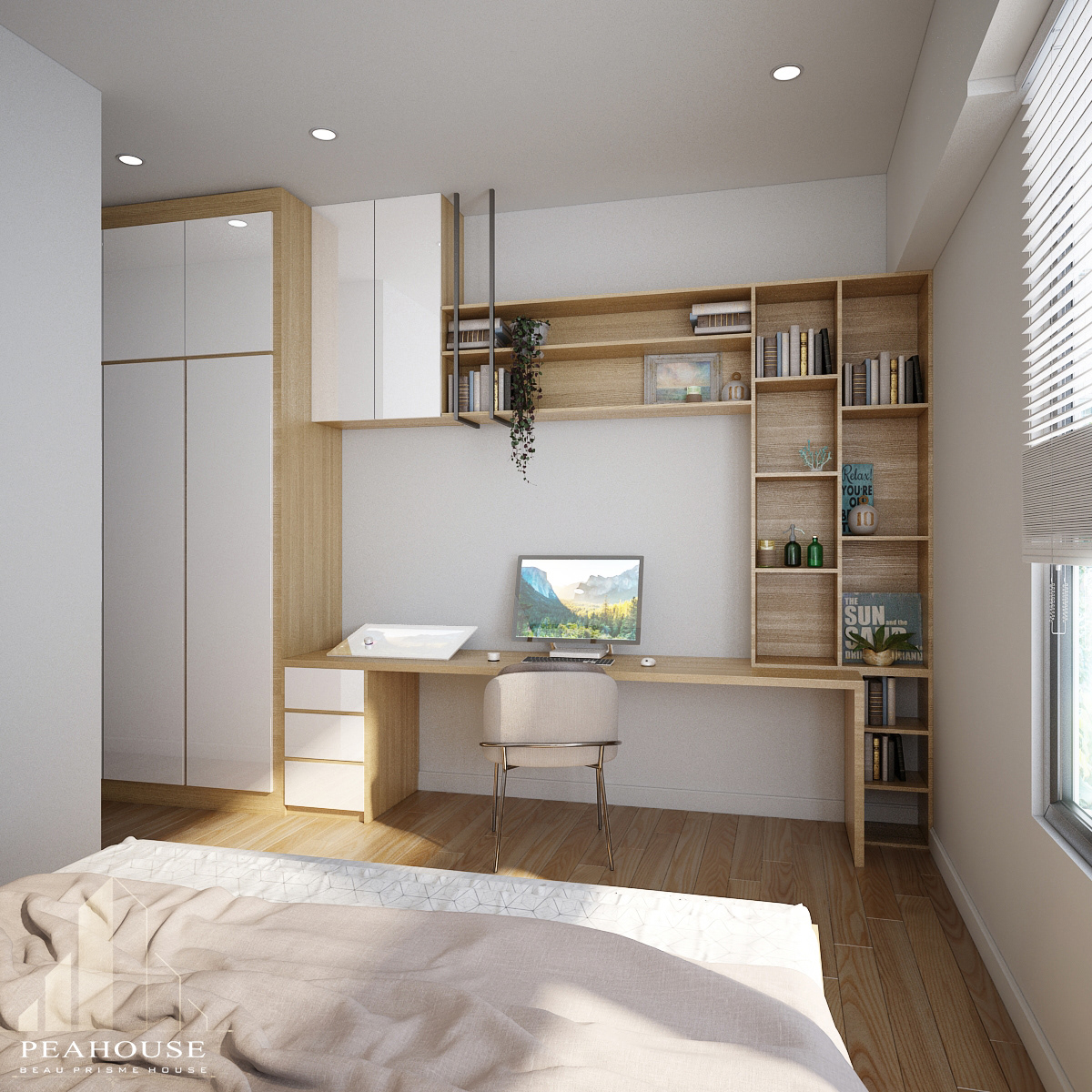 Thiết kế nội thất Chung Cư tại Hồ Chí Minh Anh Tâm_Mizuki Park 1589258550 9