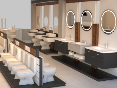 Thiết kế nội thất Showroom tại Hải Phòng Showroom Thiết bị vệ sinh