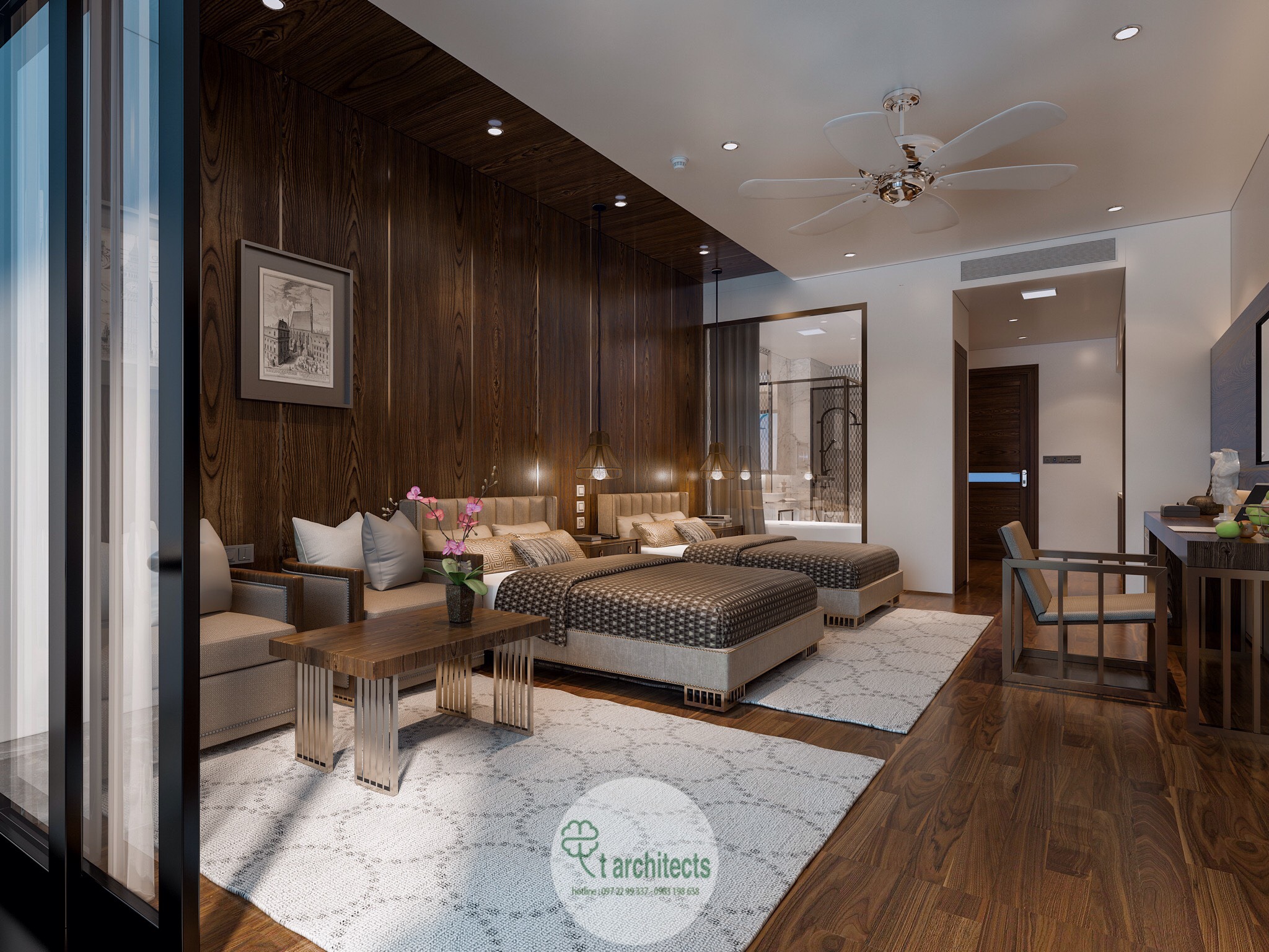 Thiết kế nội thất Khách Sạn tại Thanh Hóa Nội thất phòng mẫu khách sạn ven biển 1589763981 5