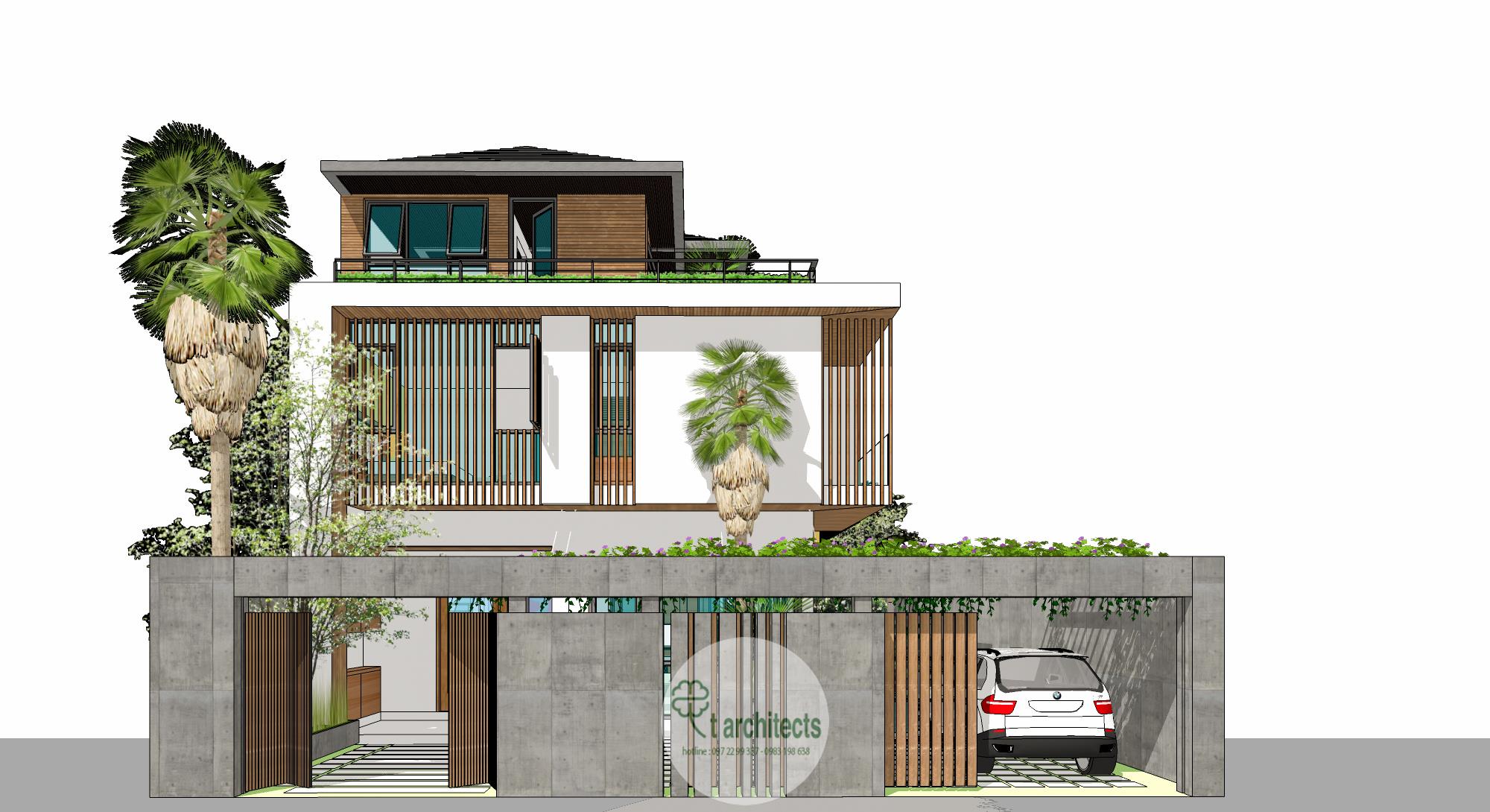 Thiết kế Biệt Thự tại Thanh Hóa Villa hiện đại nhà chú Hùng- Thanh Hóa 1589765921 3