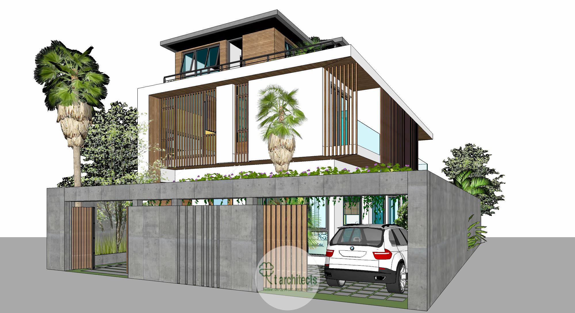 Thiết kế Biệt Thự tại Thanh Hóa Villa hiện đại nhà chú Hùng- Thanh Hóa 1589765921 4