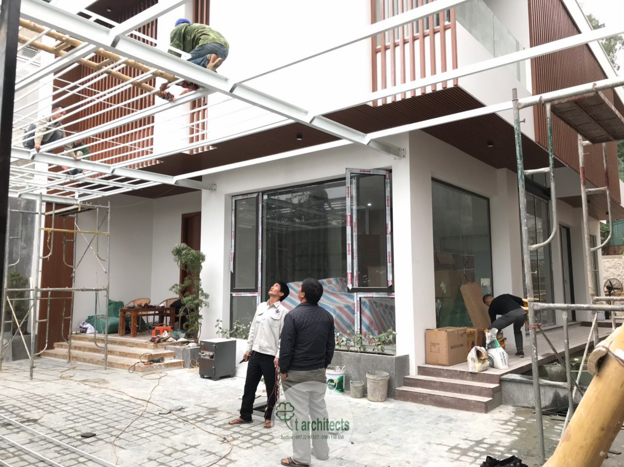 Thiết kế Biệt Thự tại Thanh Hóa Villa hiện đại nhà chú Hùng- Thanh Hóa 1589765921 8