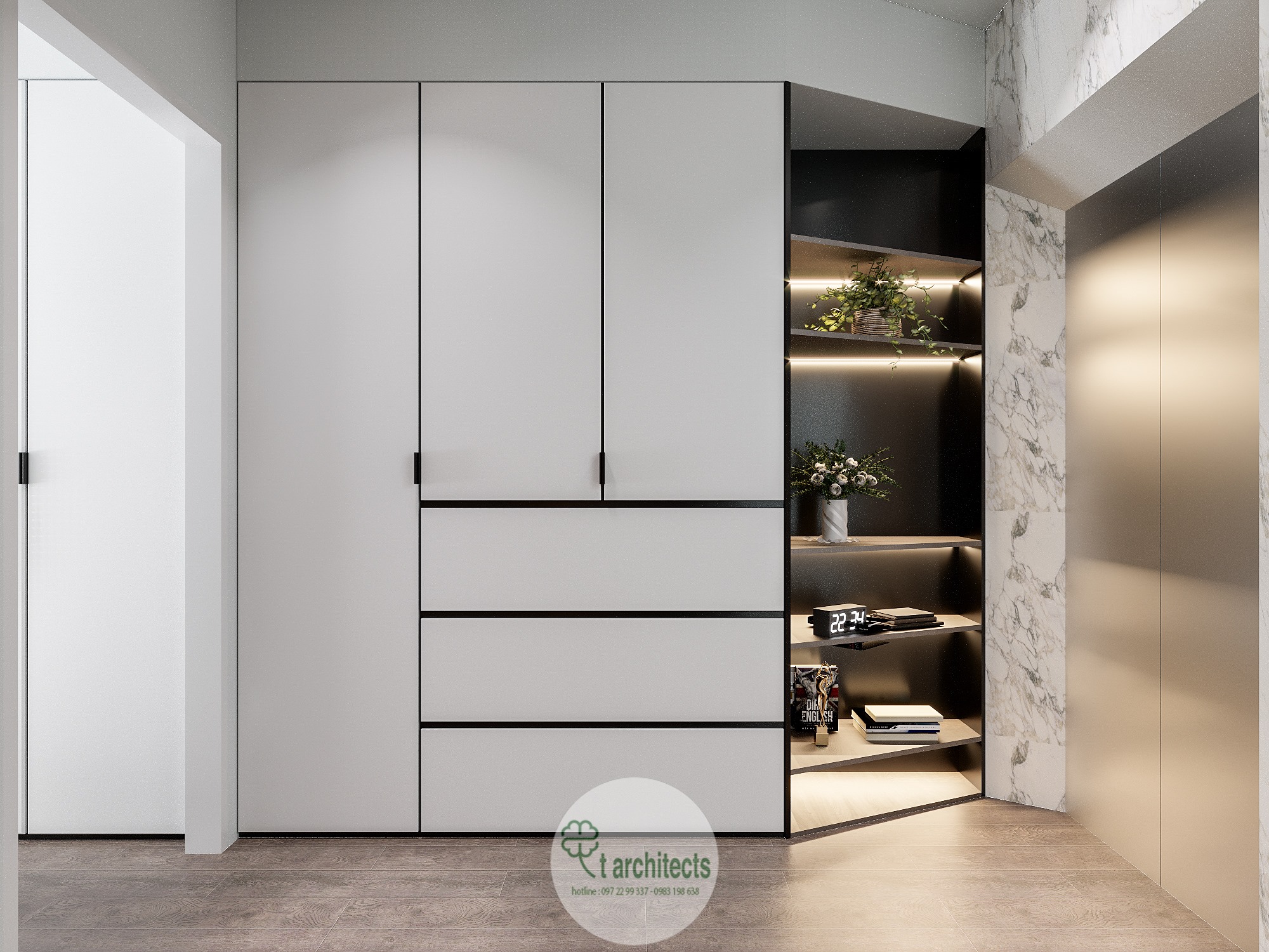 Thiết kế nội thất Nhà Mặt Phố tại Hà Nội Nội thất nhà lô a Nguyên 1589768074 1