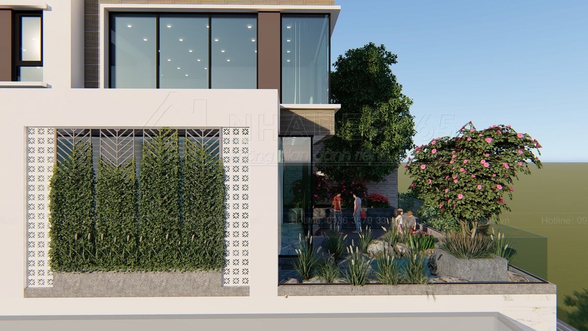 Thiết kế Nhà Mặt Phố tại Hà Nội Nhà Ở 5 Tầng Kết Hợp Văn Phòng Cho Thuê Diện Tích 10×20m 1589872778 2