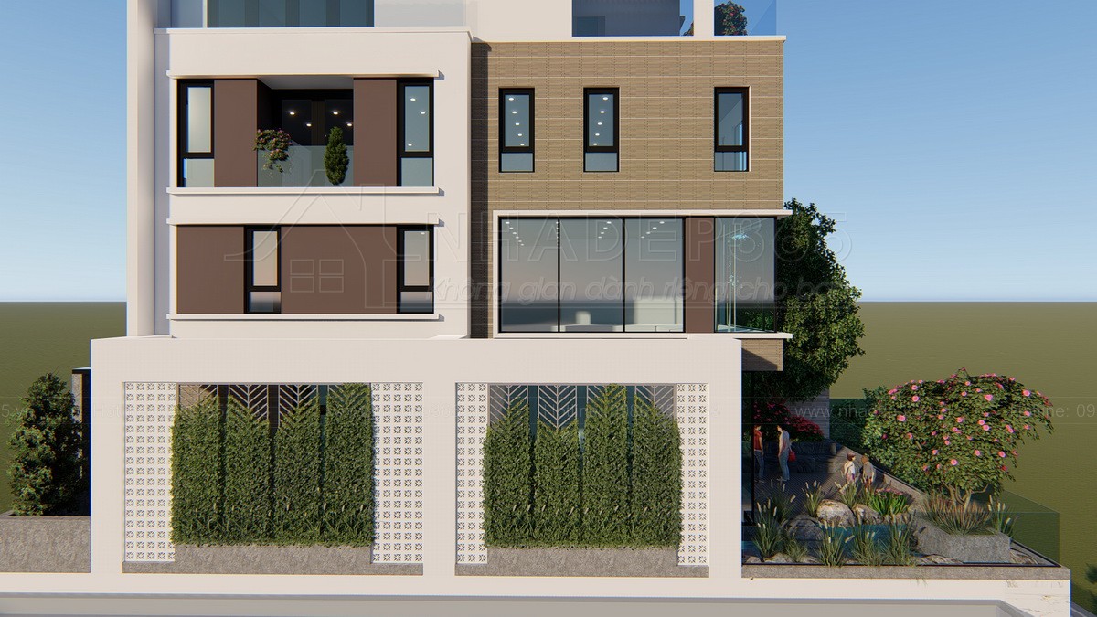 Thiết kế Nhà Mặt Phố tại Hà Nội Nhà Ở 5 Tầng Kết Hợp Văn Phòng Cho Thuê Diện Tích 10×20m 1589872778 3