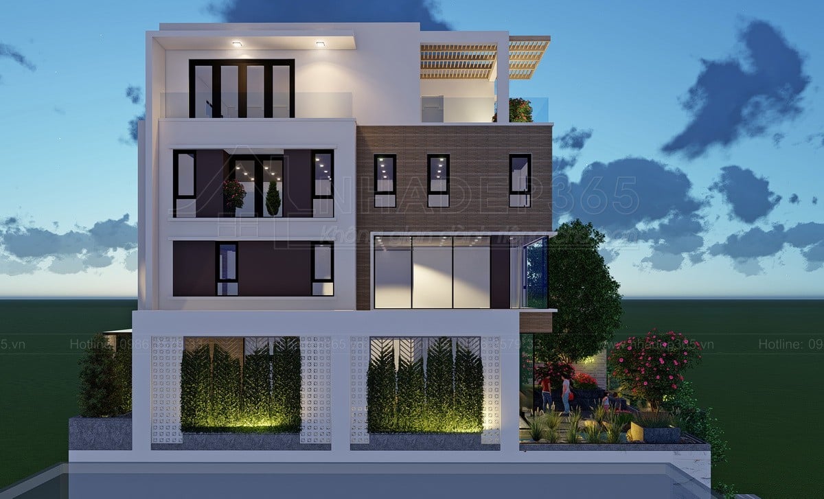 Thiết kế Nhà Mặt Phố tại Hà Nội Nhà Ở 5 Tầng Kết Hợp Văn Phòng Cho Thuê Diện Tích 10×20m 1589872779 12