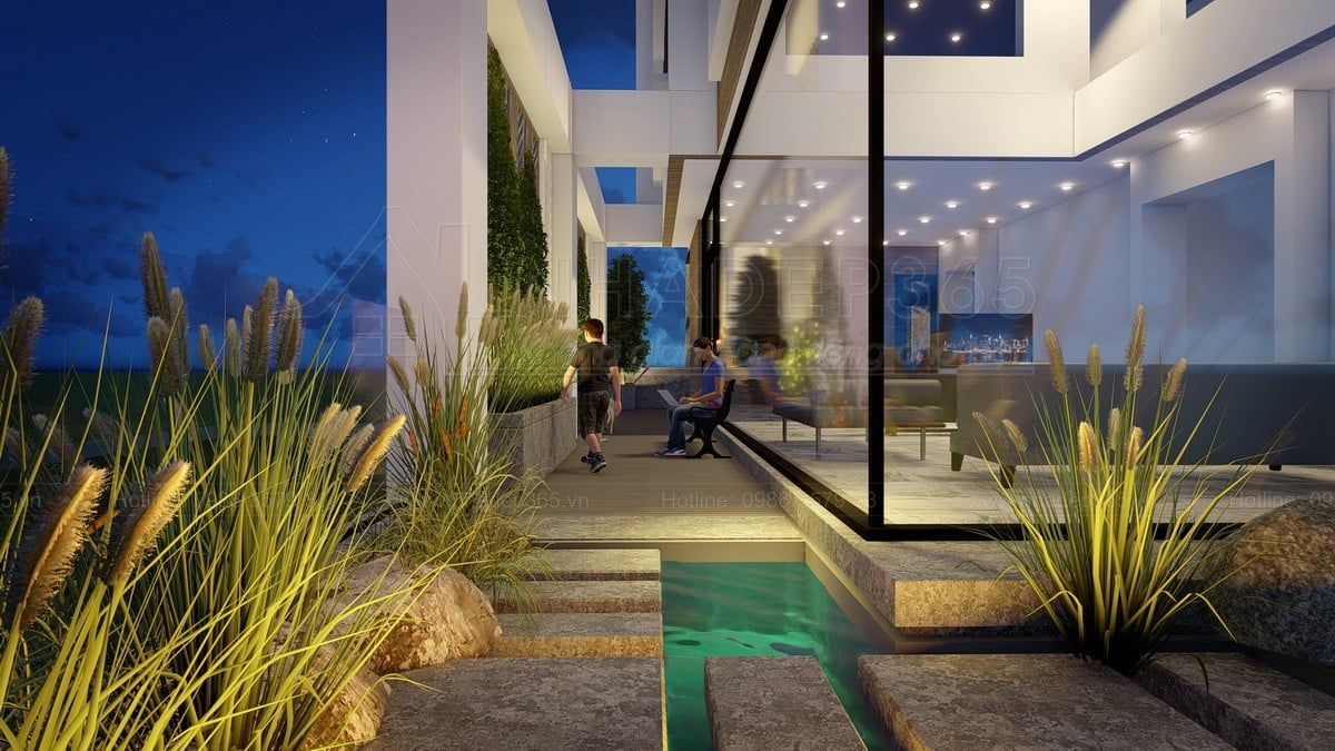 Thiết kế Nhà Mặt Phố tại Hà Nội Nhà Ở 5 Tầng Kết Hợp Văn Phòng Cho Thuê Diện Tích 10×20m 1589872779 14