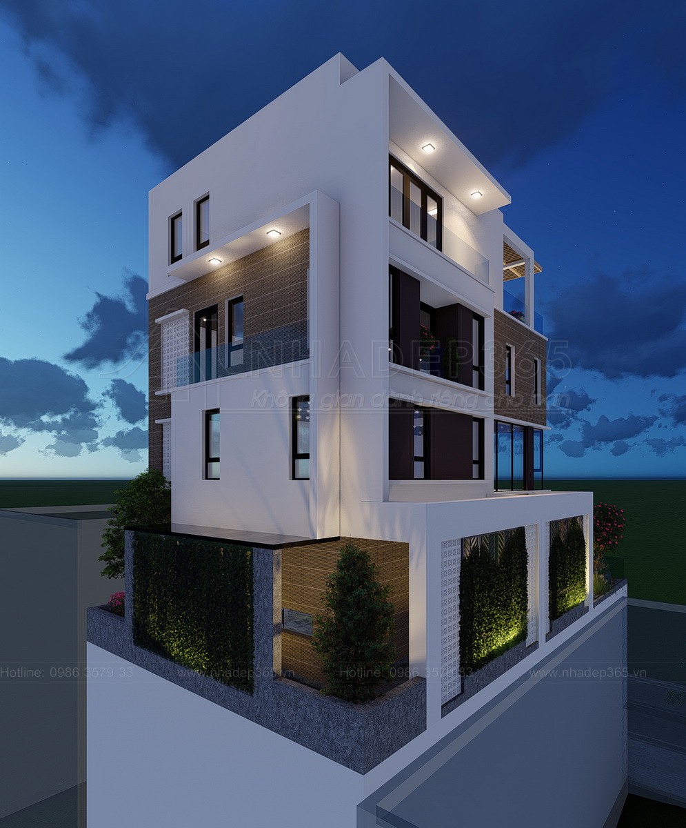 Thiết kế Nhà Mặt Phố tại Hà Nội Nhà Ở 5 Tầng Kết Hợp Văn Phòng Cho Thuê Diện Tích 10×20m 1589872779 15