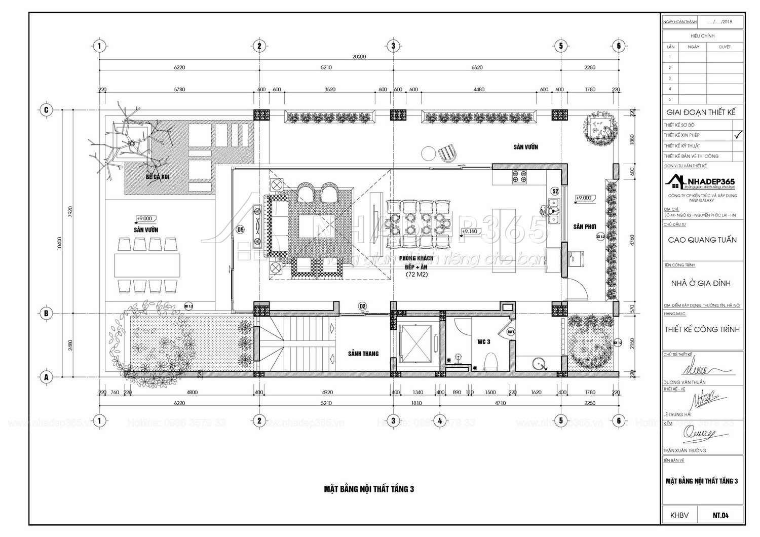 Thiết kế Nhà Mặt Phố tại Hà Nội Nhà Ở 5 Tầng Kết Hợp Văn Phòng Cho Thuê Diện Tích 10×20m 1589872779 19