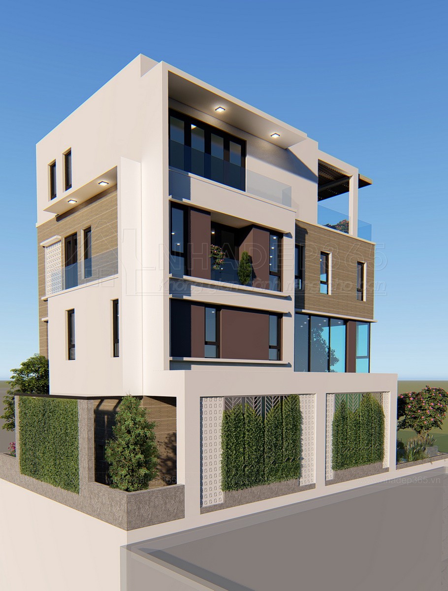 Thiết kế Nhà Mặt Phố tại Hà Nội Nhà Ở 5 Tầng Kết Hợp Văn Phòng Cho Thuê Diện Tích 10×20m 1589872779 8