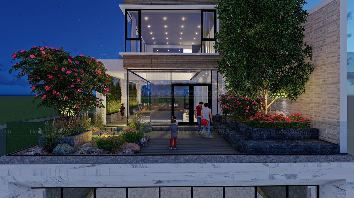 Thiết kế Nhà Mặt Phố tại Hà Nội Nhà Ở 5 Tầng Kết Hợp Văn Phòng Cho Thuê Diện Tích 10×20m 1589872779 9