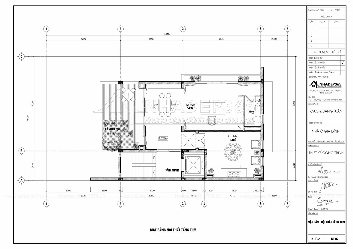 Thiết kế Nhà Mặt Phố tại Hà Nội Nhà Ở 5 Tầng Kết Hợp Văn Phòng Cho Thuê Diện Tích 10×20m 1589872780 22