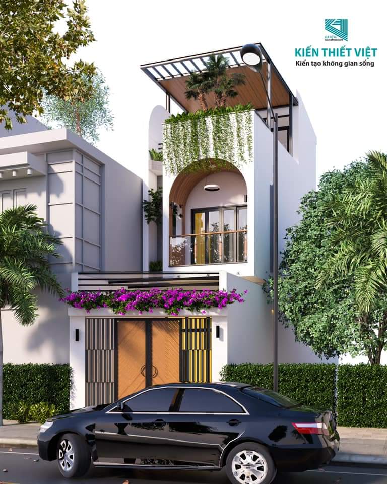 Thiết kế Nhà Mặt Phố tại Long An 