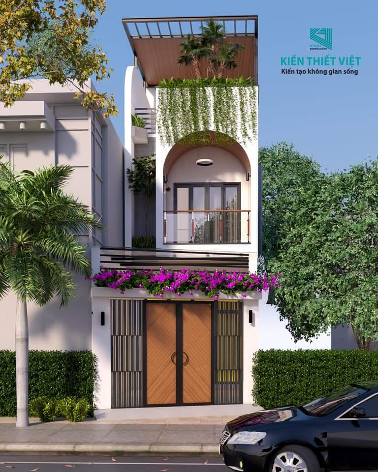 Thiết kế Nhà Mặt Phố tại Long An 