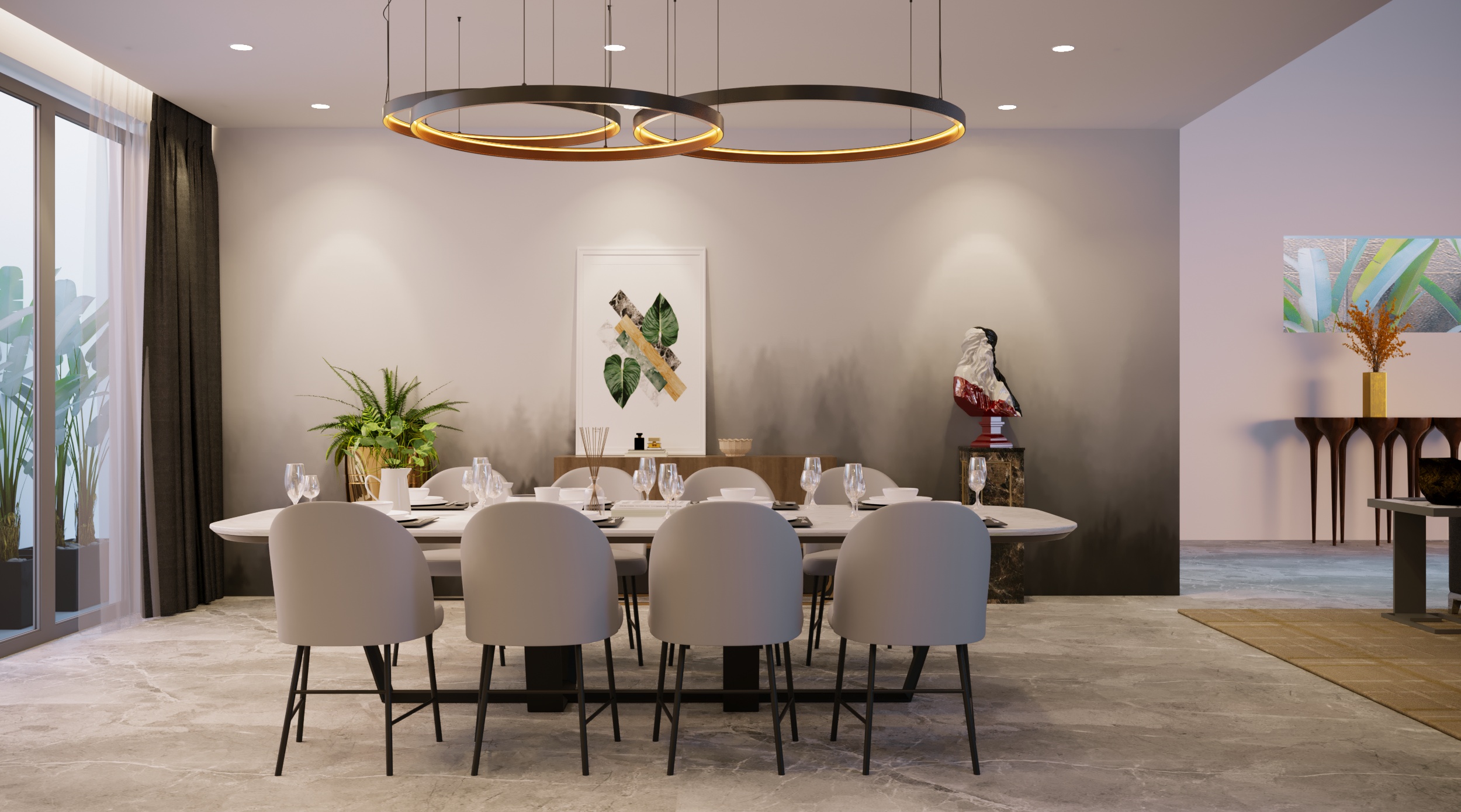 Thiết kế nội thất Biệt Thự tại Bình Dương NỘI THẤT NHÀ ANH TUẤN 1590079630 3