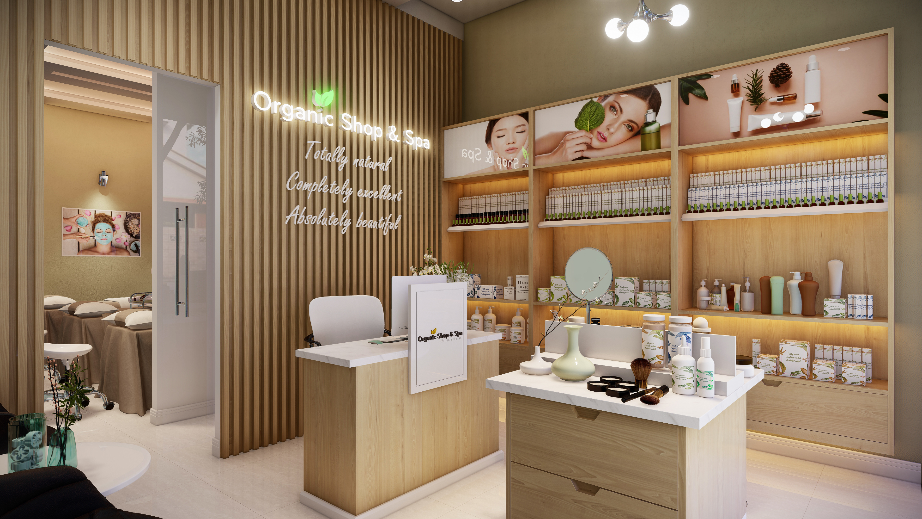 Thiết kế nội thất Spa tại Hồ Chí Minh HCM.MRGIANG-SHOP&SPA 1590203831 1