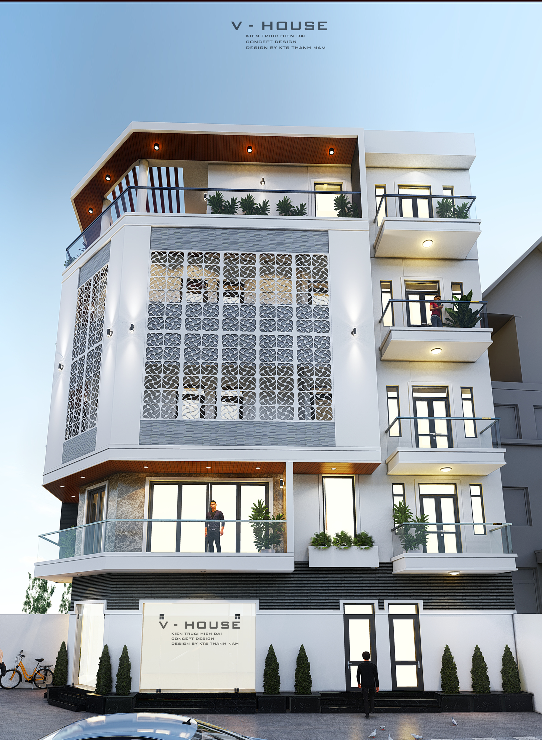 Thiết kế Nhà Mặt Phố tại Hồ Chí Minh V - HOUSE - QUẬN 2 1590372391 1