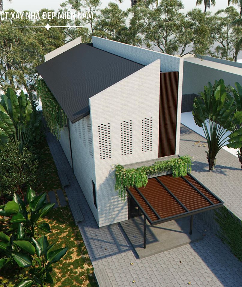 Thiết kế Nhà tại Tiền Giang Cấp 4 Gác Lửng Tiền Giang 1590546993 7