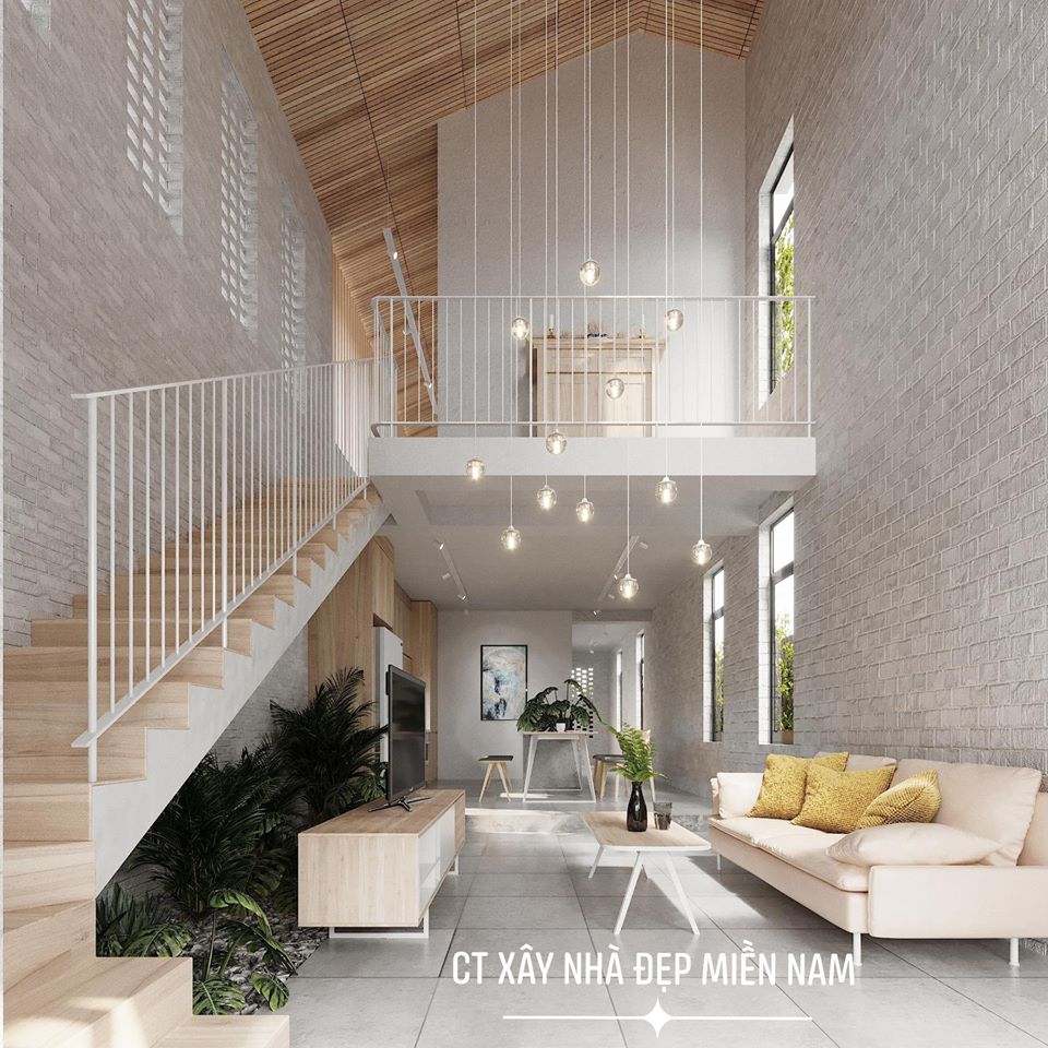 Thiết kế Nhà tại Tiền Giang Cấp 4 Gác Lửng Tiền Giang 1590546993 9