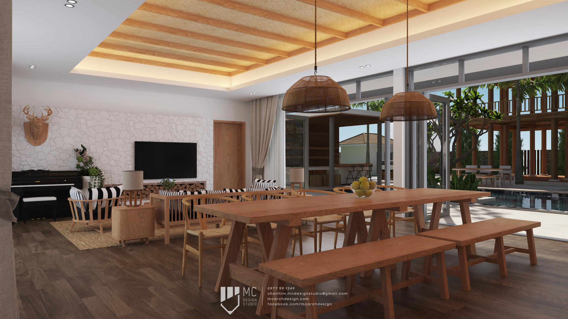 Thiết kế nội thất Biệt Thự tại Đắk Lắk BM House 1590741706 1