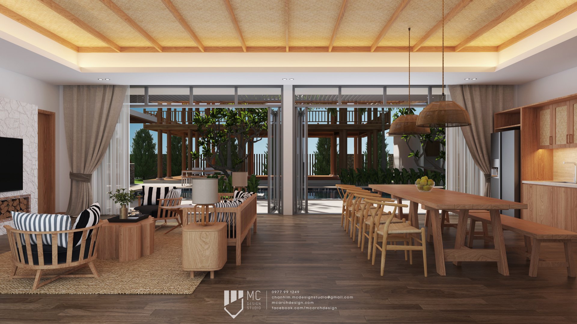 Thiết kế nội thất Biệt Thự tại Đắk Lắk BM House 1590741706 3