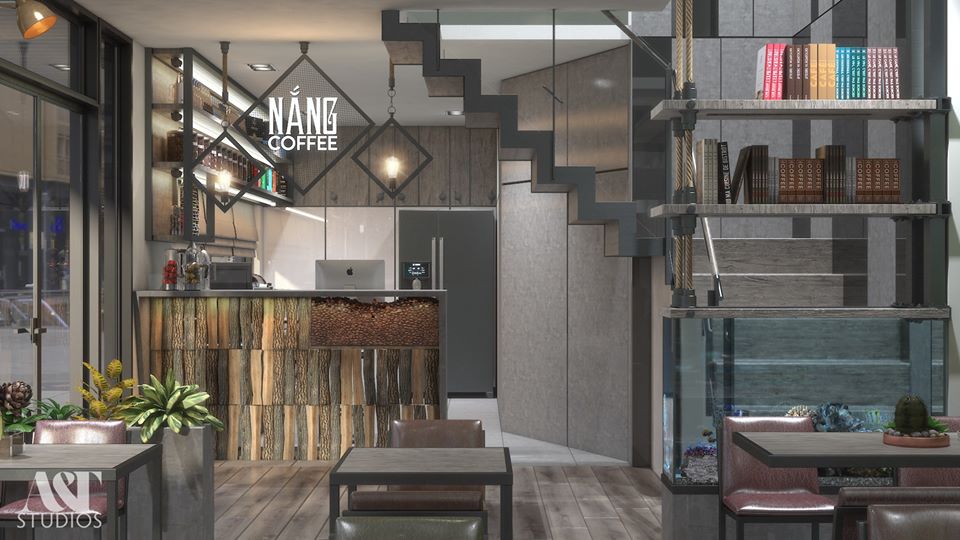 Thiết kế Cafe tại Bình Định Nắng Coffee 1591111247 13