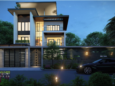 Thiết kế Biệt Thự tại Hồ Chí Minh KGM THIẾT KẾ BIỆT THỰ CHỊ HƯƠNG QUẬN 2