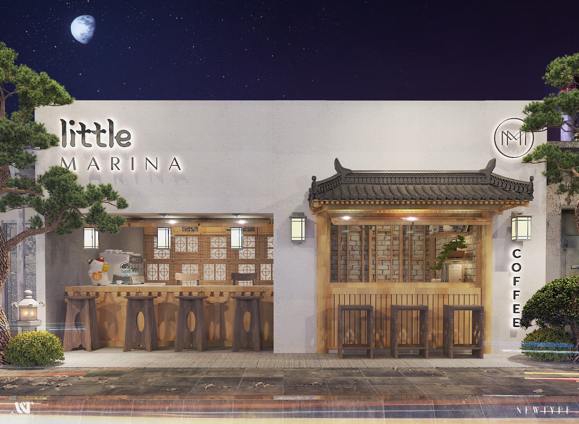 Thiết kế Cafe tại Bình Định Little Marina Quy Nhơn 1591670437 0