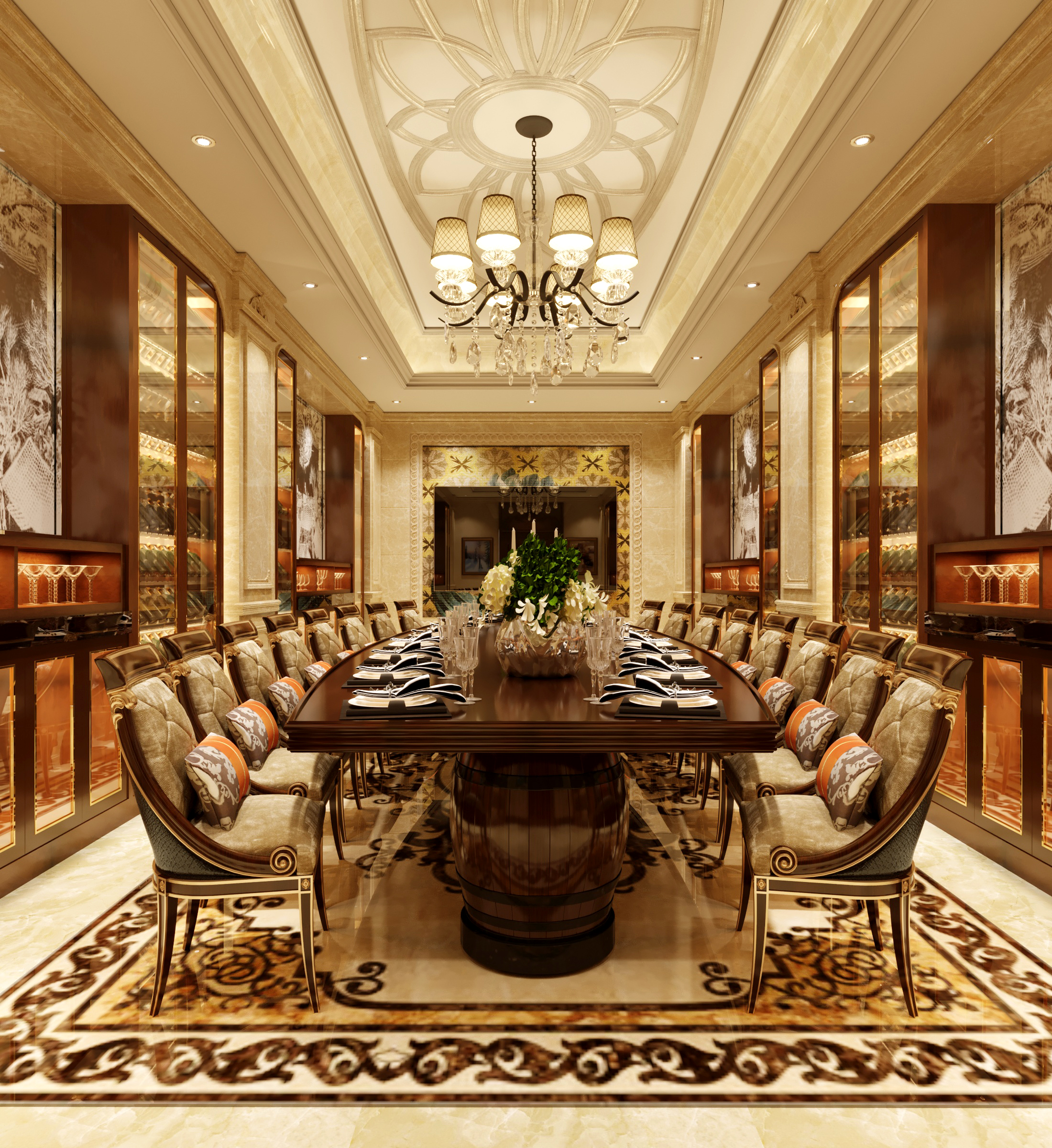 Thiết kế nội thất Nhà Hàng tại Hồ Chí Minh Phòng tiệc VIP Nội khu sân Golf 1591935794 0