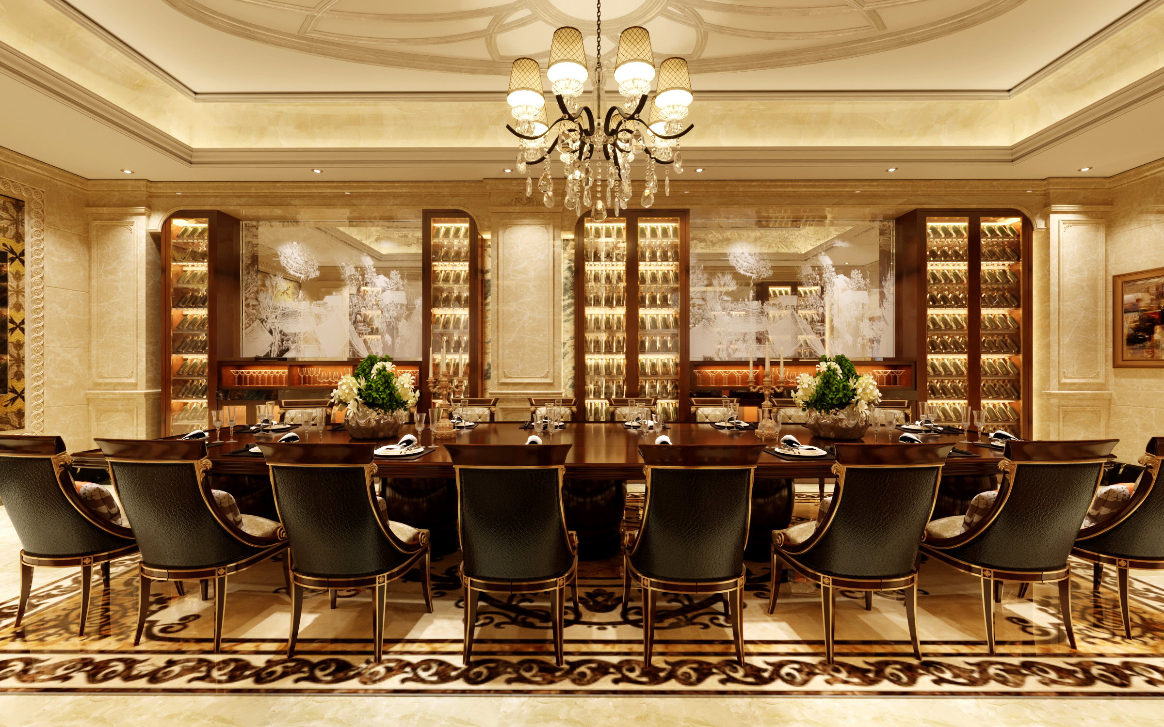 Thiết kế nội thất Nhà Hàng tại Hồ Chí Minh Phòng tiệc VIP Nội khu sân Golf 1591935794 1