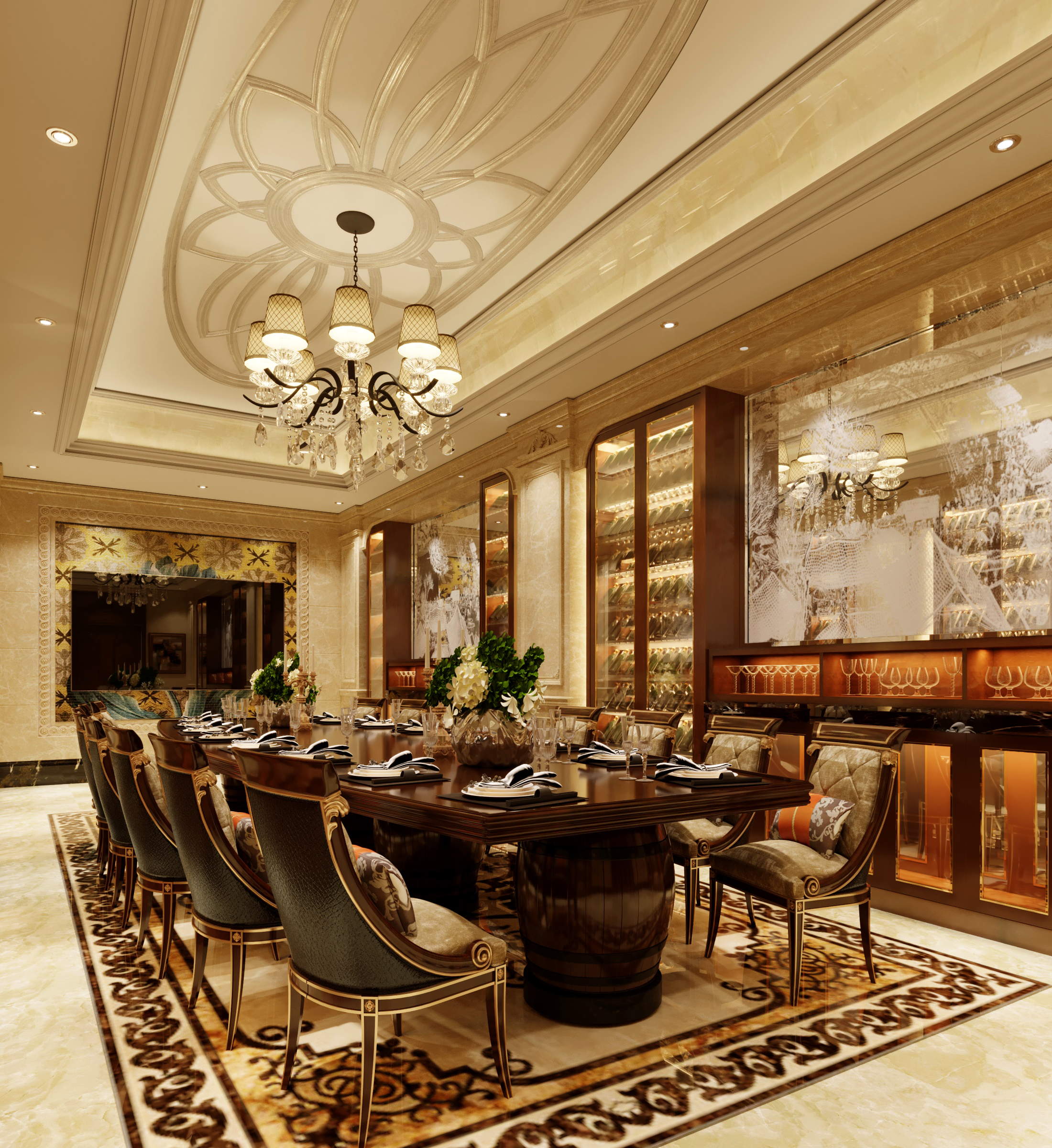 Thiết kế nội thất Nhà Hàng tại Hồ Chí Minh Phòng tiệc VIP Nội khu sân Golf 1591935794 2