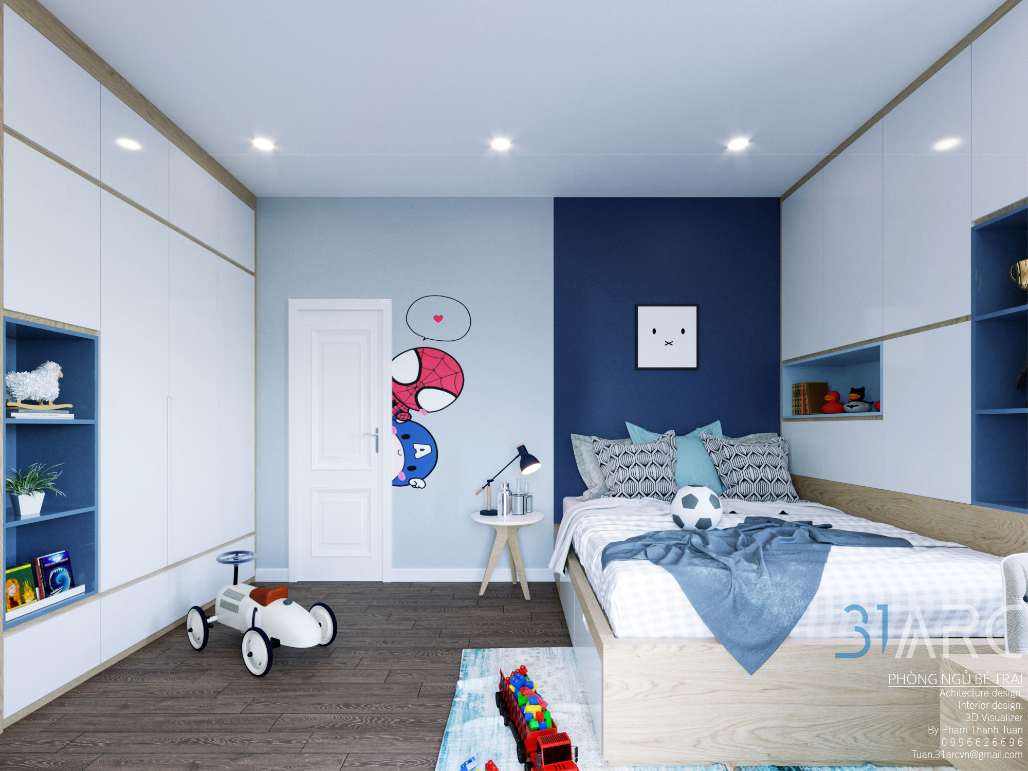 Thiết kế nội thất Biệt Thự tại Thanh Hóa Nội Thất Phòng Ngủ Cho Bé_Vinhome 1591959498 1