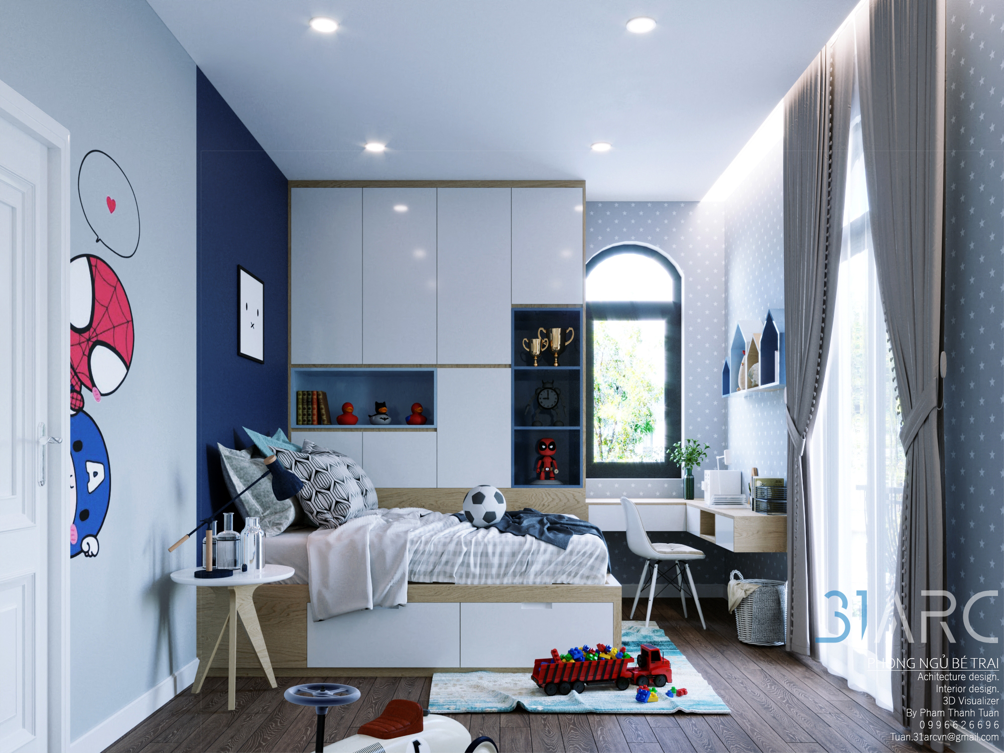 Thiết kế nội thất Biệt Thự tại Thanh Hóa Nội Thất Phòng Ngủ Cho Bé_Vinhome 1591959498 2