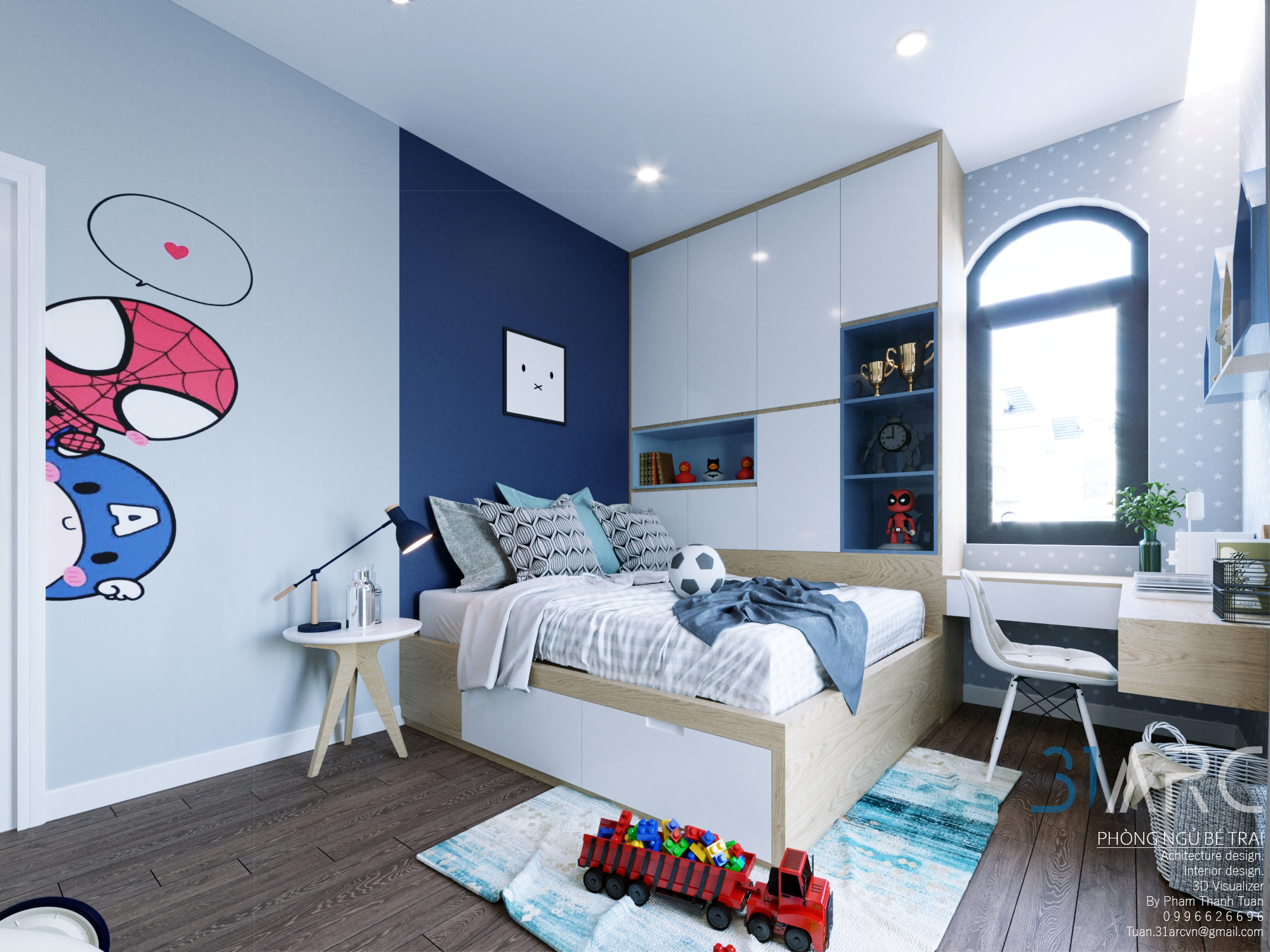 Thiết kế nội thất Biệt Thự tại Thanh Hóa Nội Thất Phòng Ngủ Cho Bé_Vinhome 1591959498 3