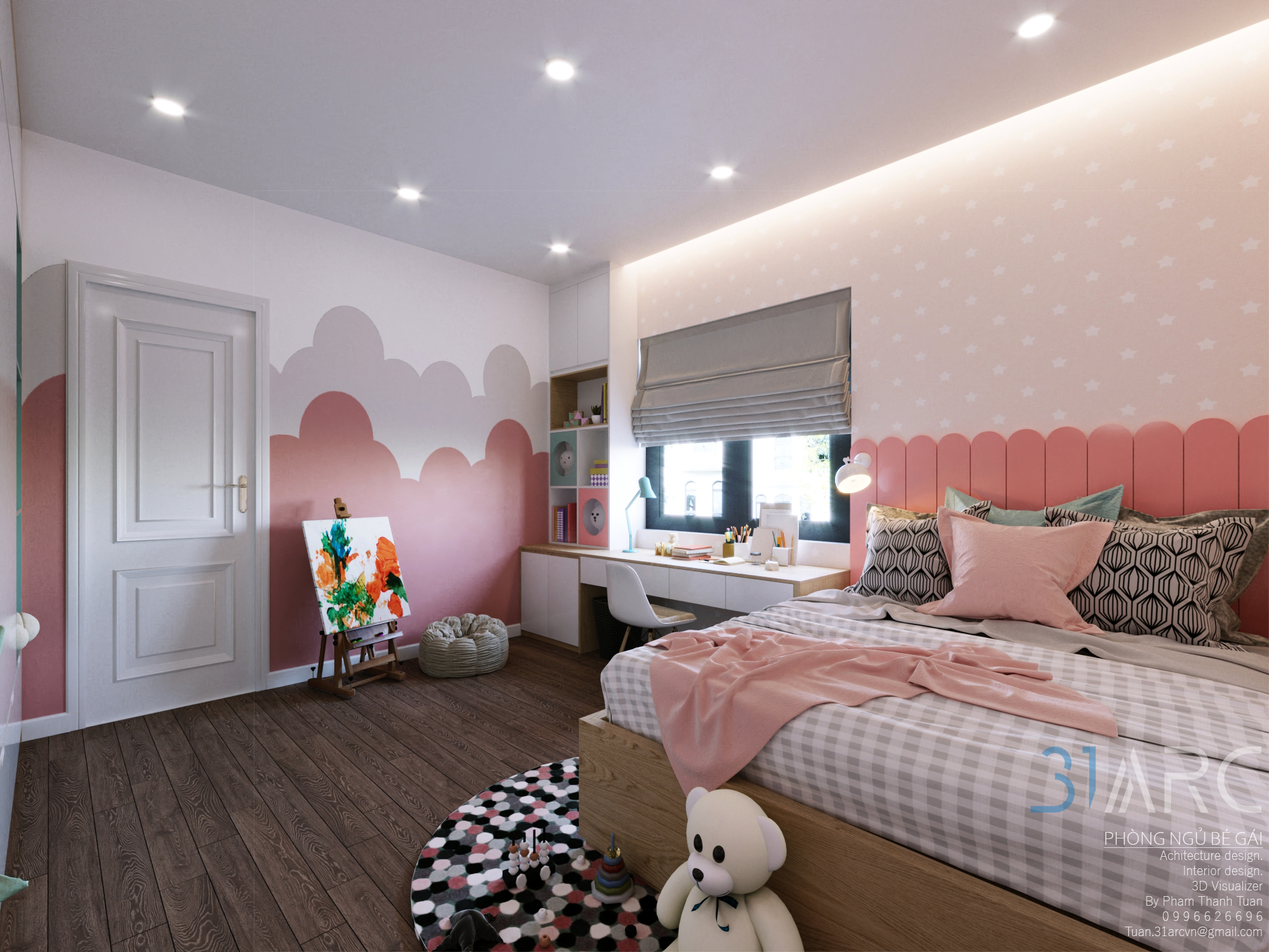 Thiết kế nội thất Biệt Thự tại Thanh Hóa Nội Thất Phòng Ngủ Cho Bé_Vinhome 1591959498 6