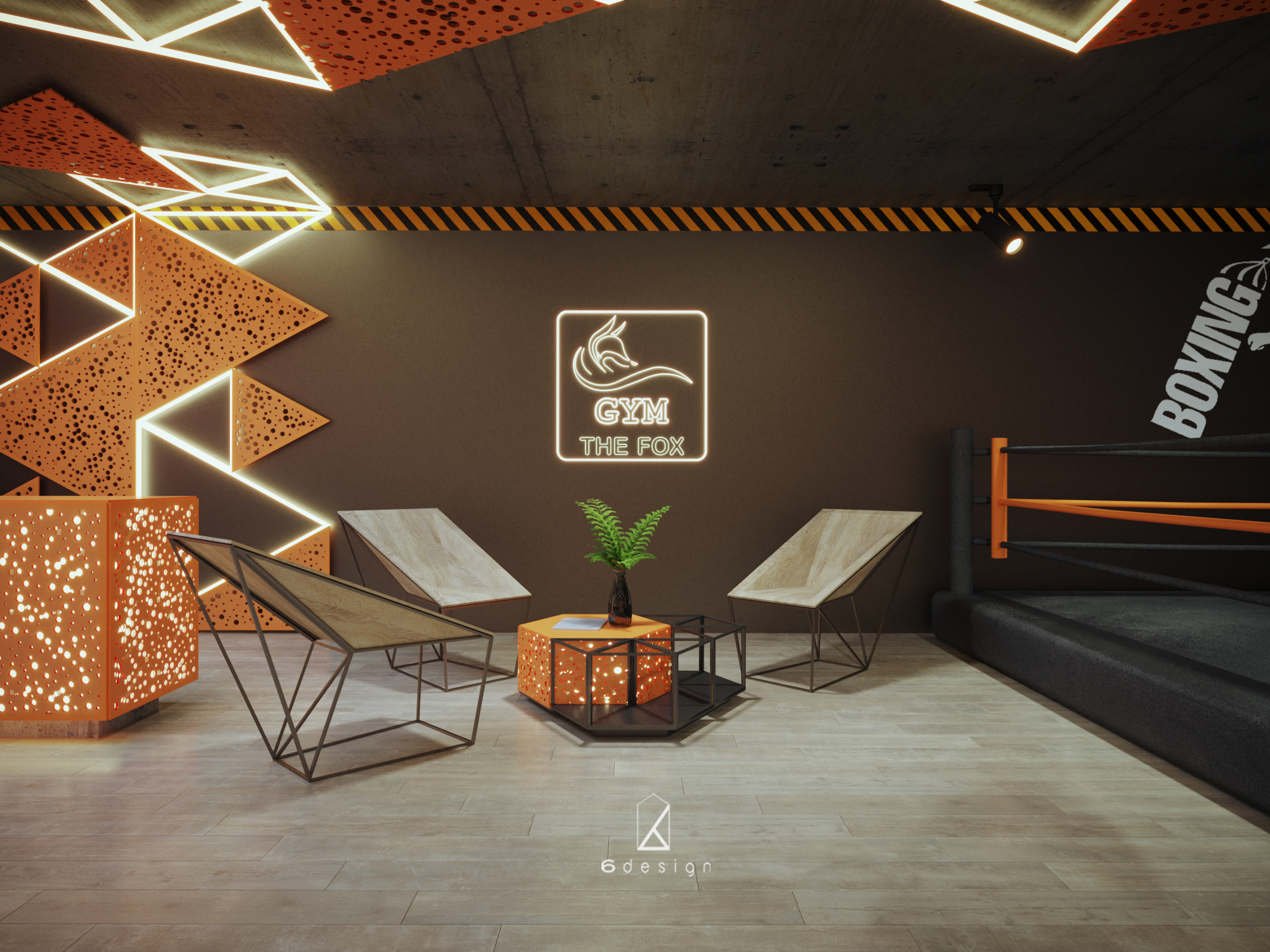 Thiết kế nội thất Công Trình Công Cộng tại Hà Nội Thiết kế phòng Gym hệ thống chuỗi 1593414825 6