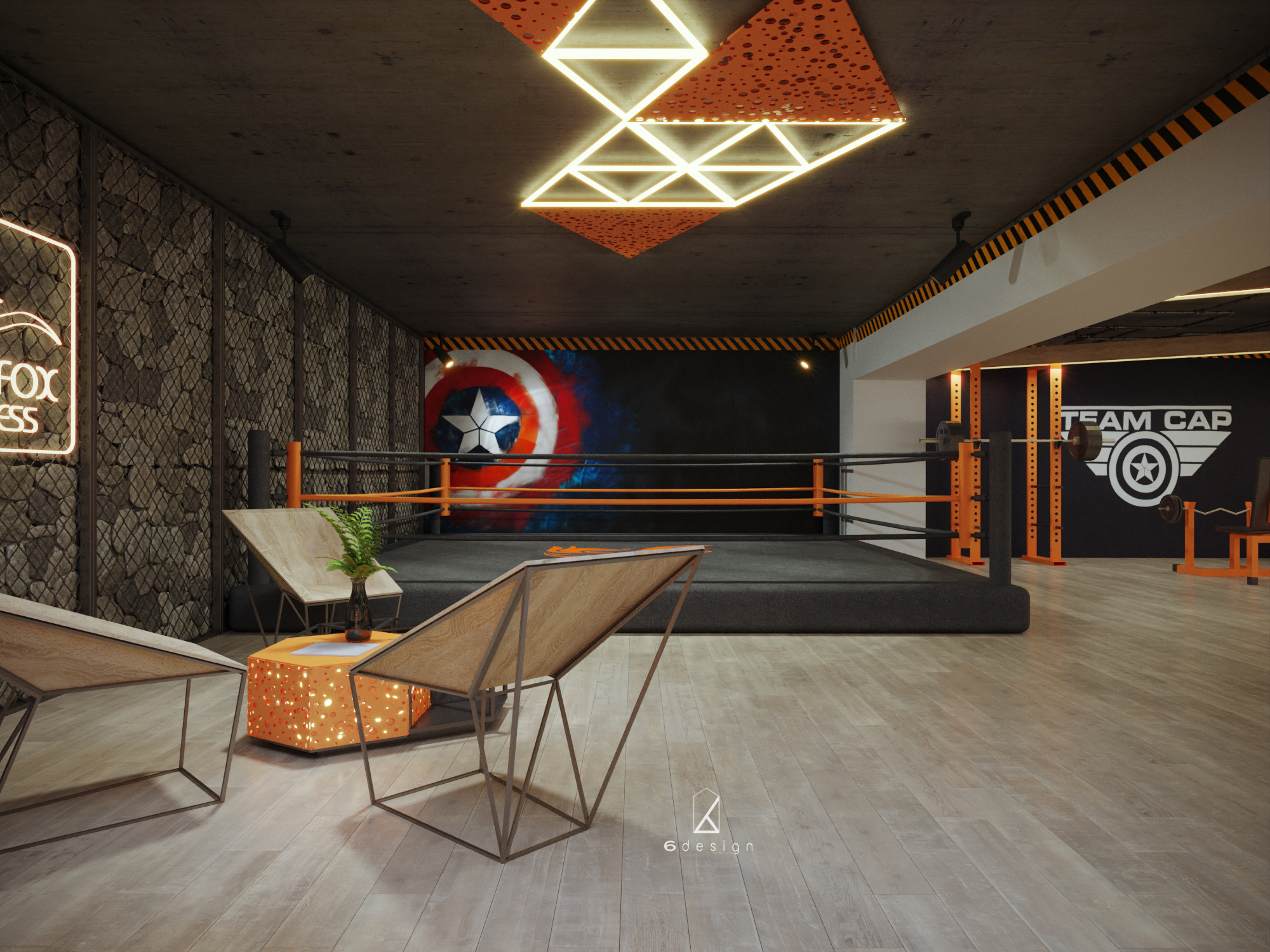 Thiết kế nội thất Công Trình Công Cộng tại Hà Nội Thiết kế phòng Gym hệ thống chuỗi 1593414826 5