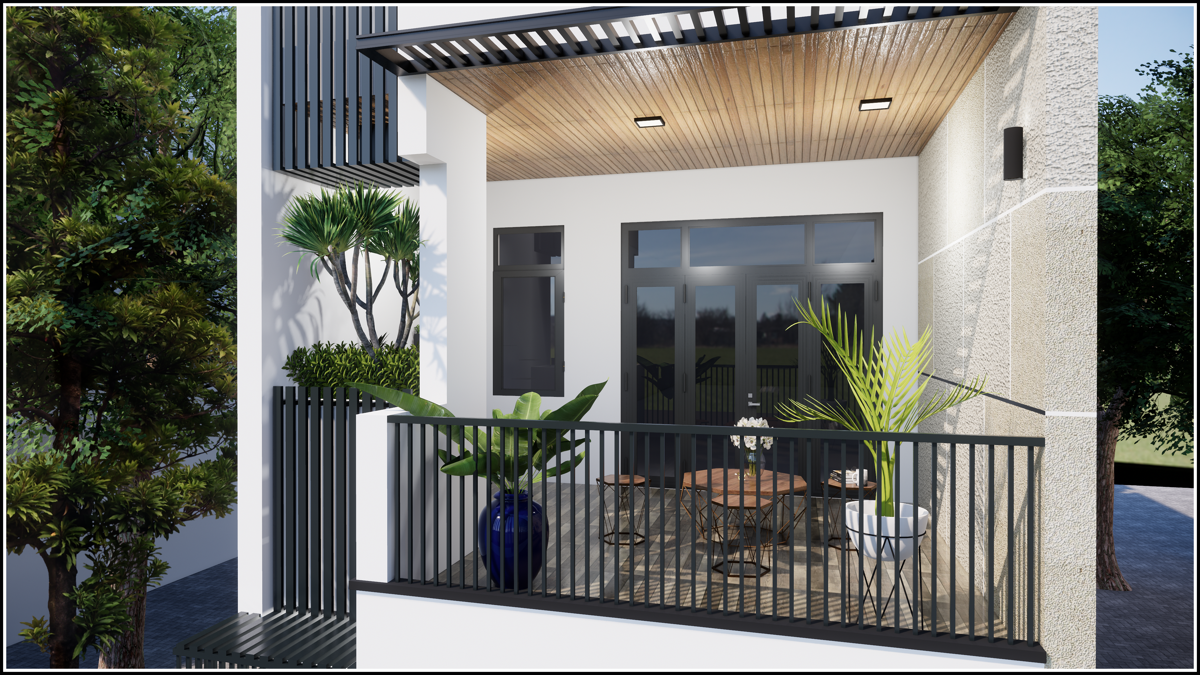 Thiết kế Nhà Mặt Phố tại Đà Nẵng CÔNG TRÌNH THIẾT KẾ VÀ THI CÔNG NHÀ Ở GIA ĐÌNH 1593488606 3