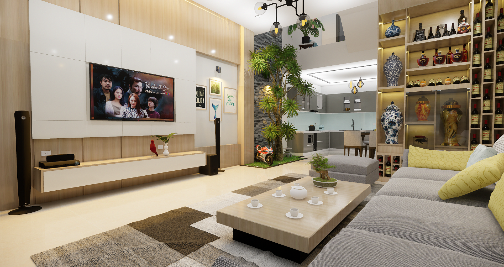 Thiết kế Nhà Mặt Phố tại Đà Nẵng CÔNG TRÌNH THIẾT KẾ VÀ THI CÔNG NHÀ Ở GIA ĐÌNH 1593488607 13