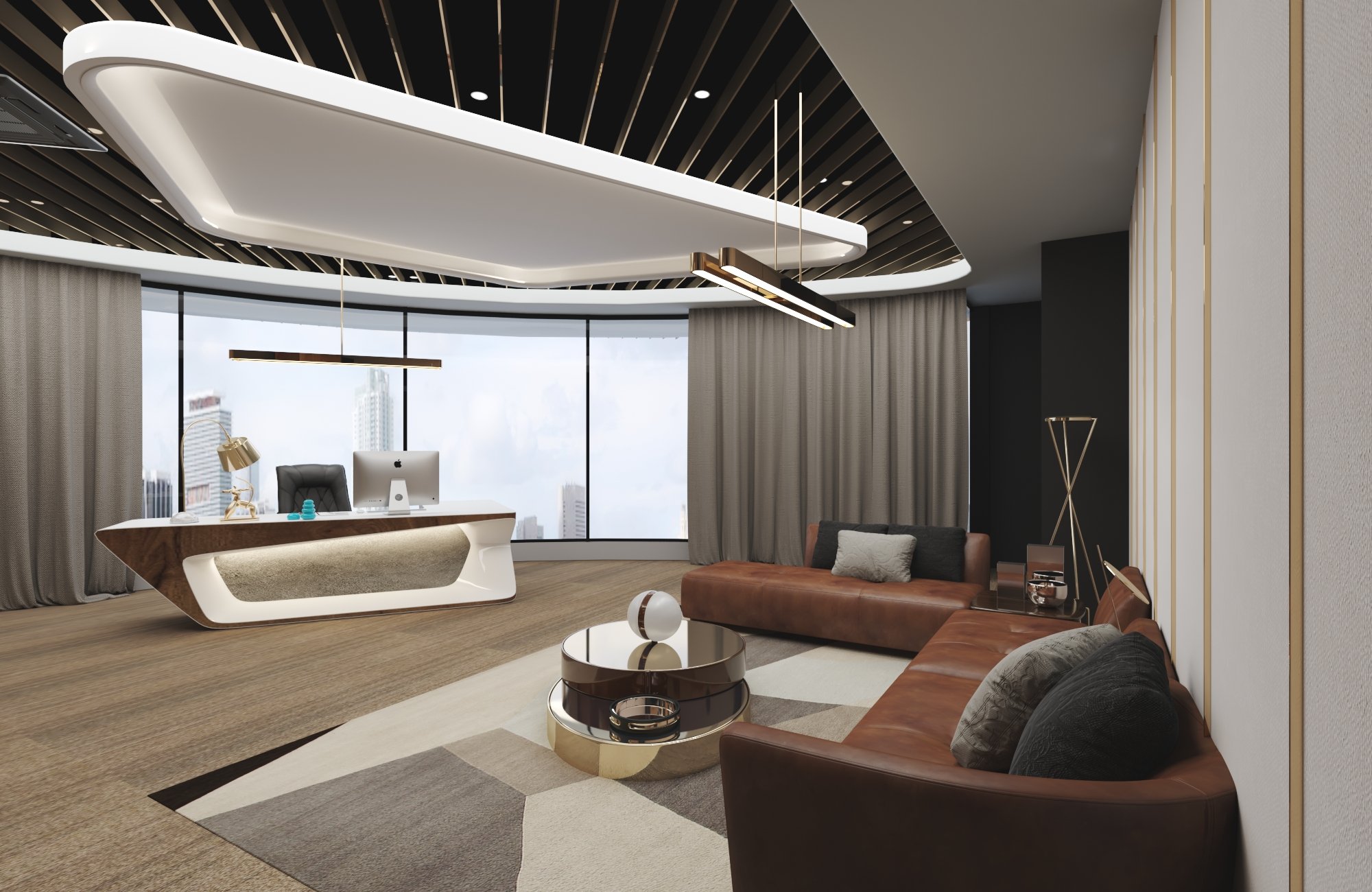 Thiết kế nội thất Văn Phòng tại Hồ Chí Minh VĂN PHÒNG CÔNG TY KIẾN TRÚC VÀ NỘI THẤT NHÀ XINH 1594800456 1