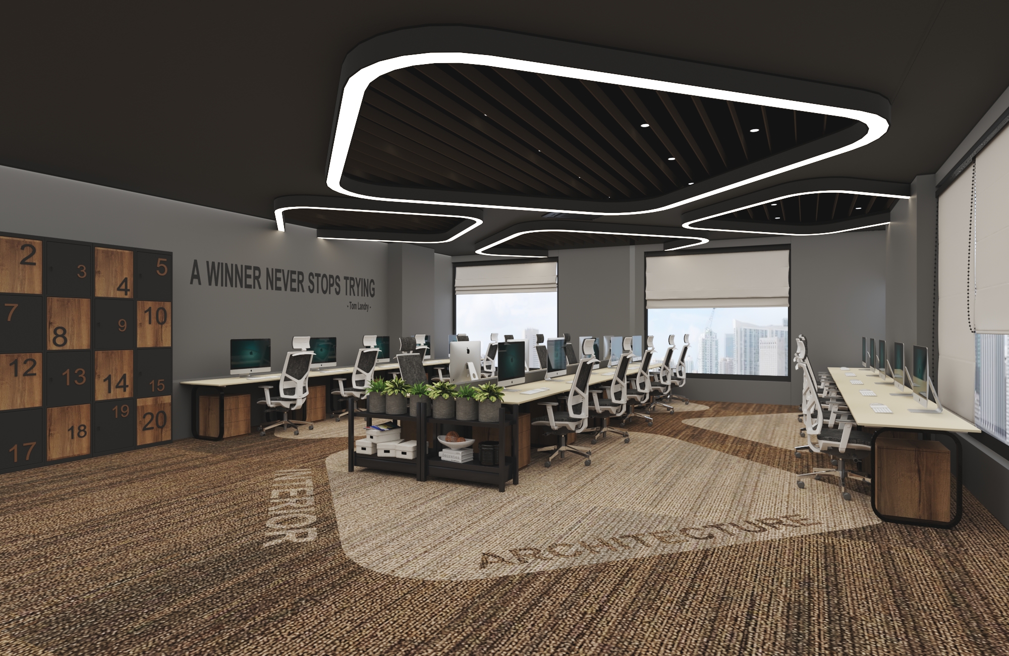 Thiết kế nội thất Văn Phòng tại Hồ Chí Minh VĂN PHÒNG CÔNG TY KIẾN TRÚC VÀ NỘI THẤT NHÀ XINH 1594800457 11