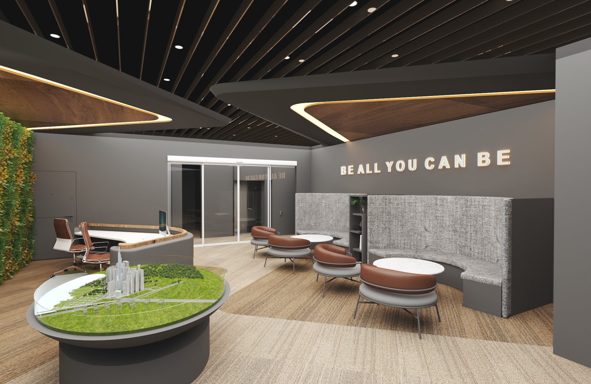 Thiết kế nội thất Văn Phòng tại Hồ Chí Minh VĂN PHÒNG CÔNG TY KIẾN TRÚC VÀ NỘI THẤT NHÀ XINH 1594800457 9