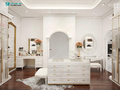 Thiết kế nội thất Nhà Mặt Phố tại Hồ Chí Minh Nội Thất Nhà Phố Tân Cổ Điển