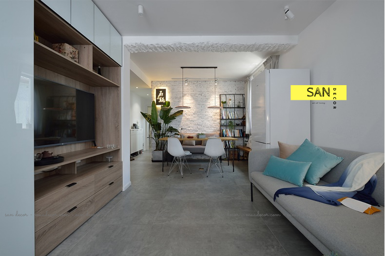 Thiết kế nội thất Chung Cư tại Hà Nội Thiết kế thi công nội thất căn hộ nhỏ SAN decor 1595326111 4