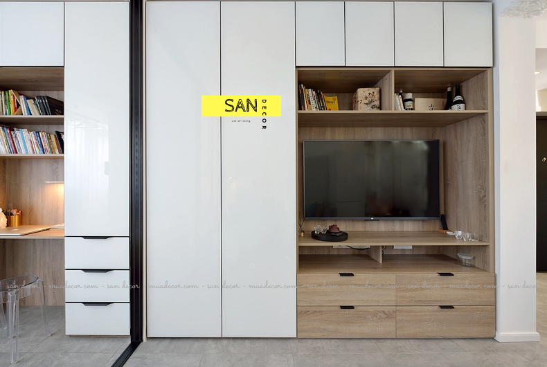 Thiết kế nội thất Chung Cư tại Hà Nội Thiết kế thi công nội thất căn hộ nhỏ SAN decor 1595326112 5